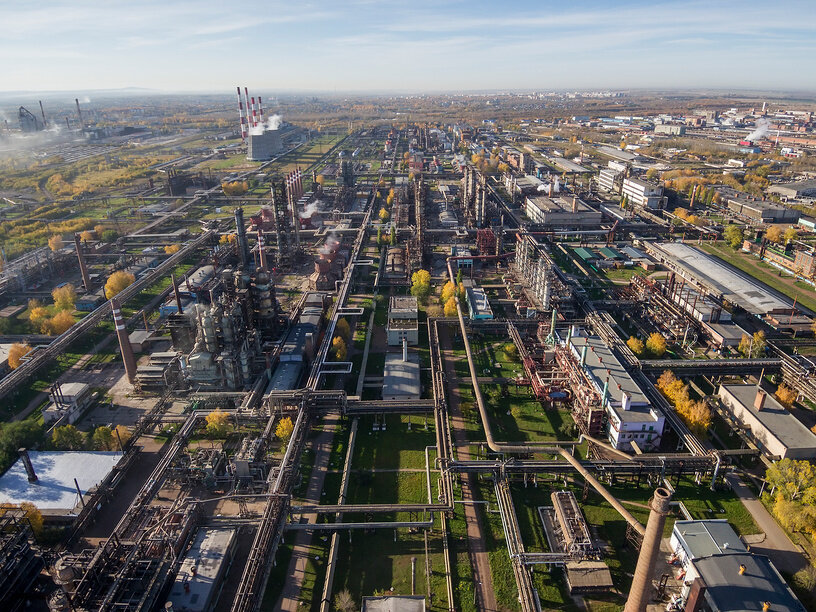 Стерлитамакский нефтехимический завод. © Евгений Романов / Фотобанк Лори