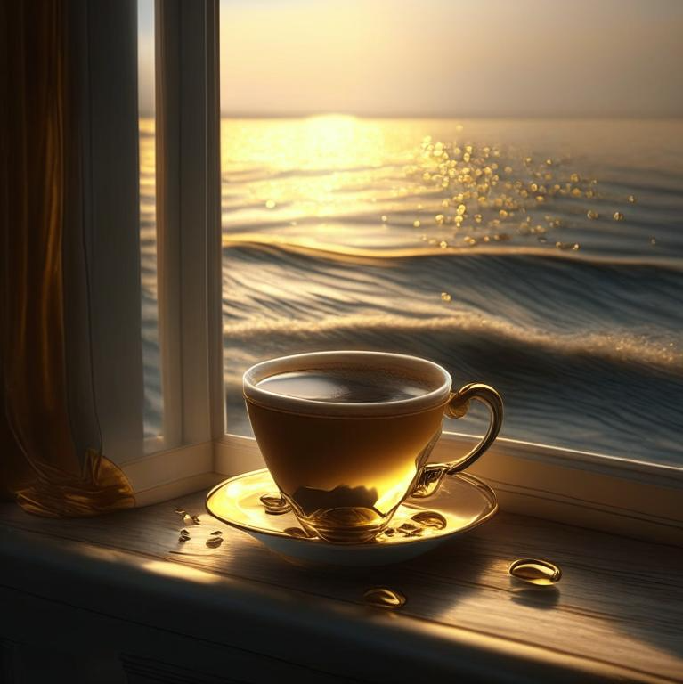 Статью поддерживает нейросеть на площадке: https://editor.fusionbrain.ai/ по моему запросу. Как вам кофейная чашка, наполненная золотом?