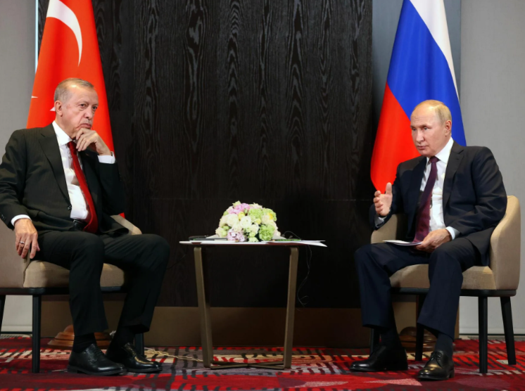 Реджеп Эрдоган и Владимир Путин