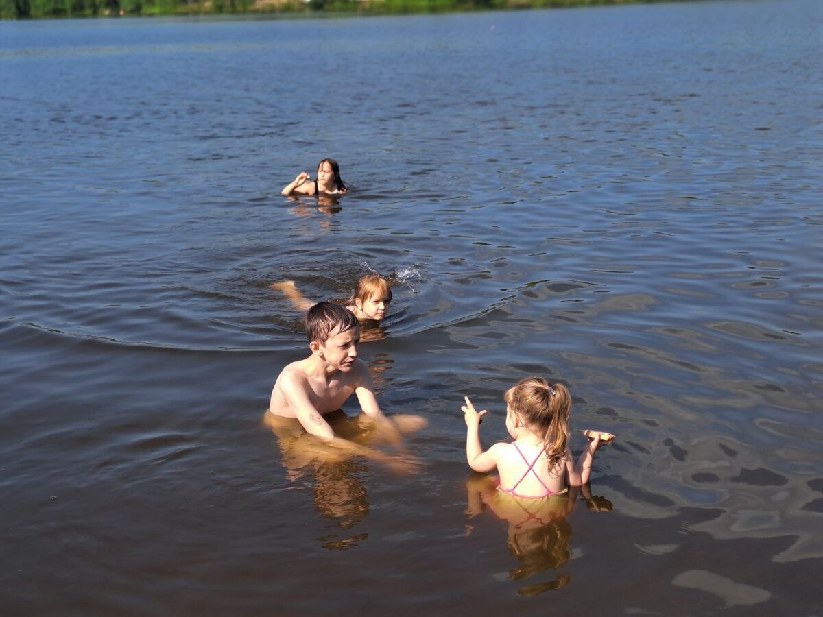 Купание в водоемах