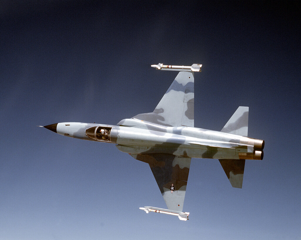 F-5 Tiger II с ракетами Sidewinder/ Источник https://clck.ru/asSED