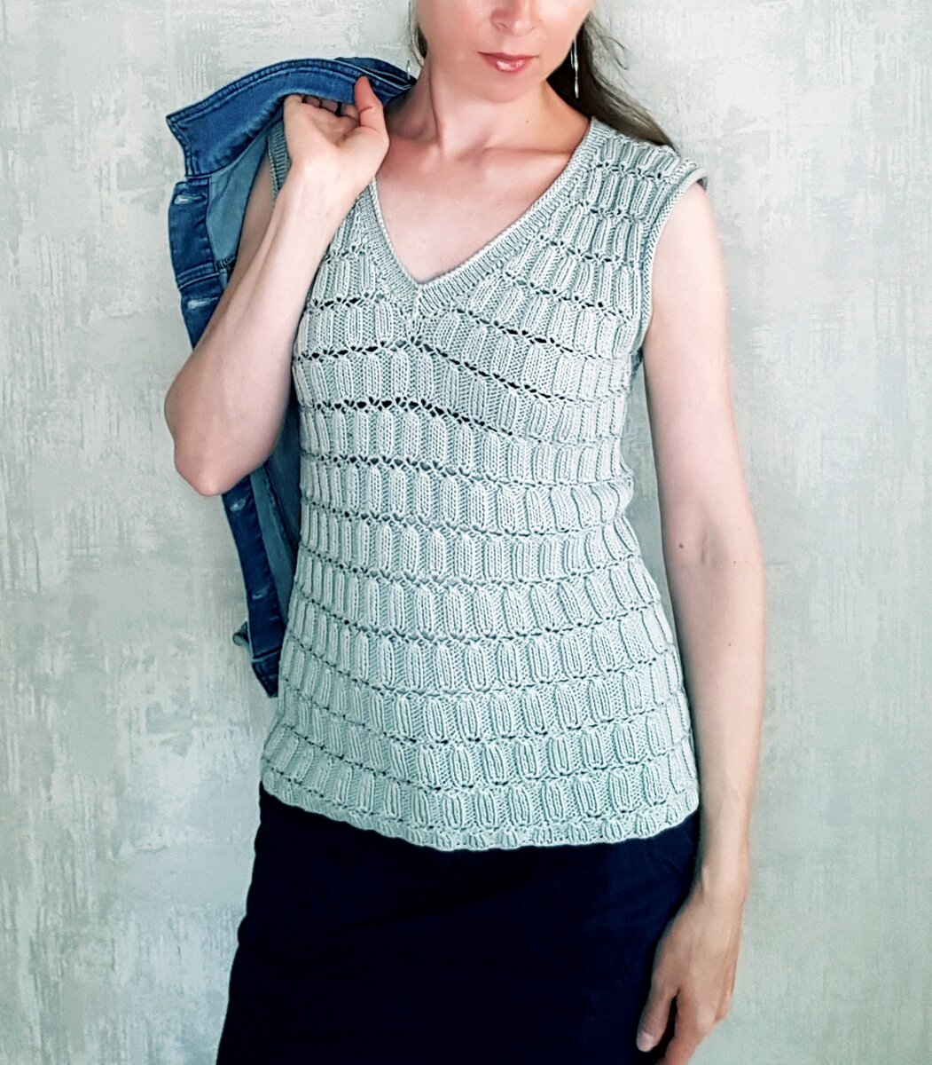 Летний топ "Перламутровый "