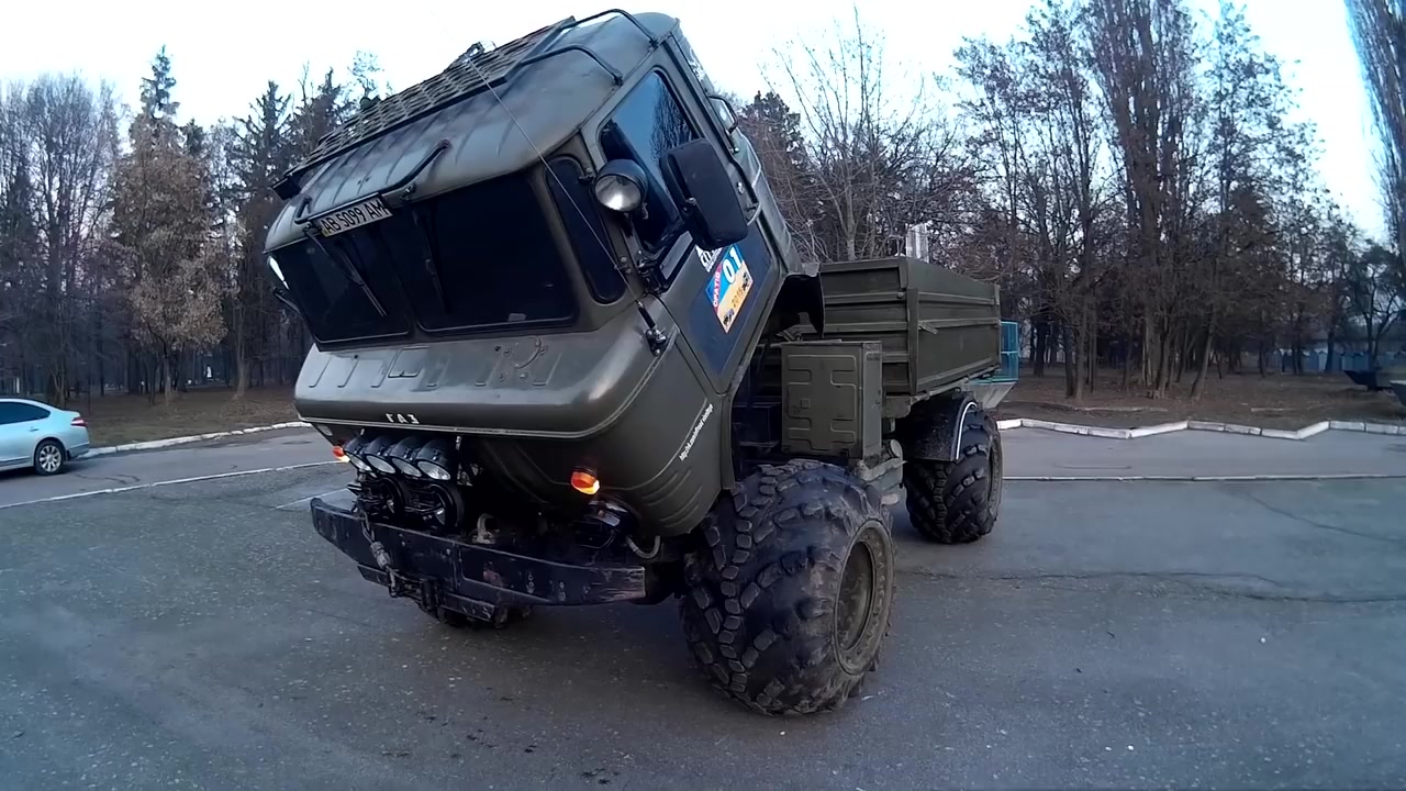 газель на арочных колесах