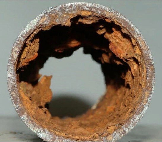 Внутренняя коррозия трубопровода