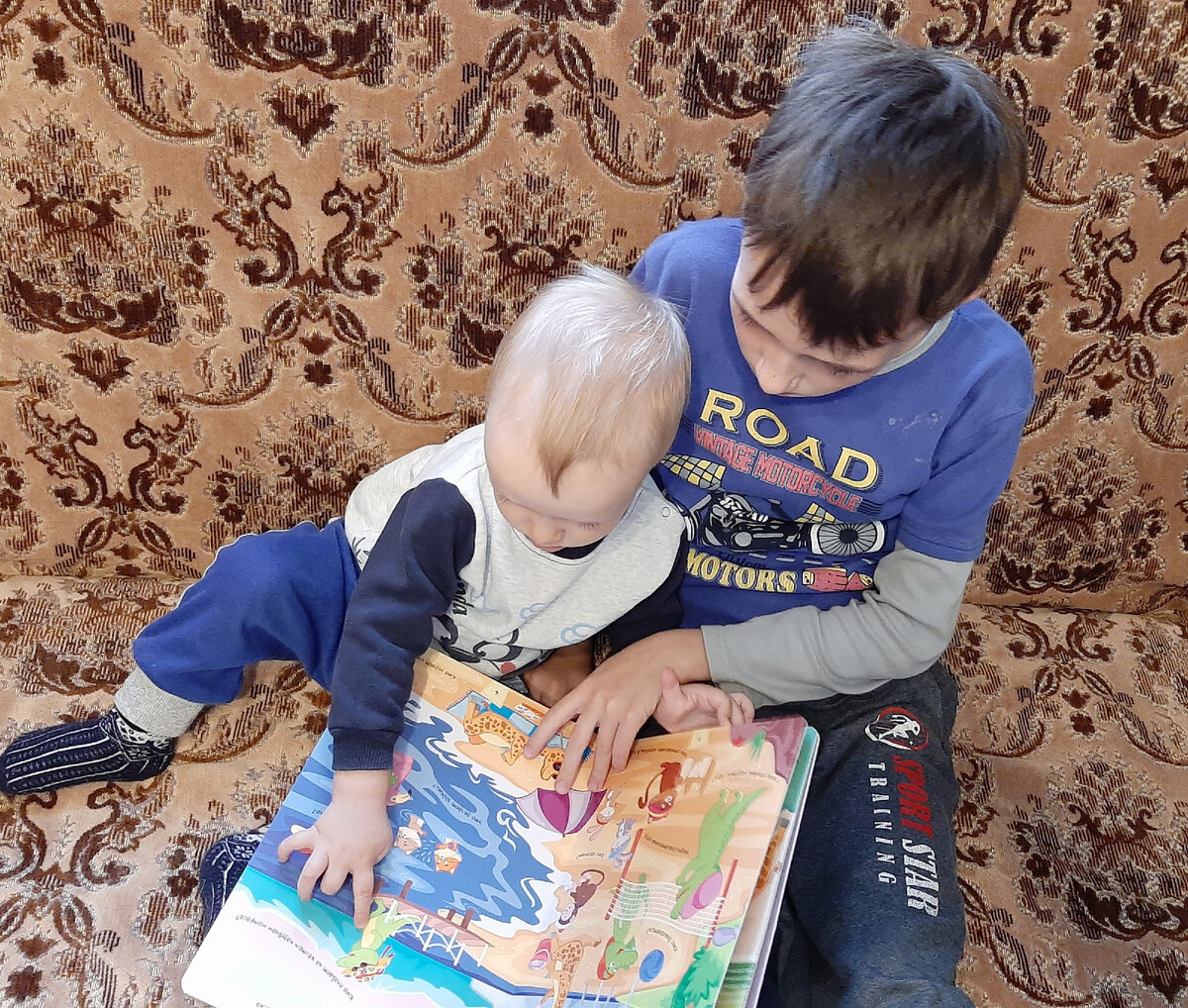 Братья за книгой