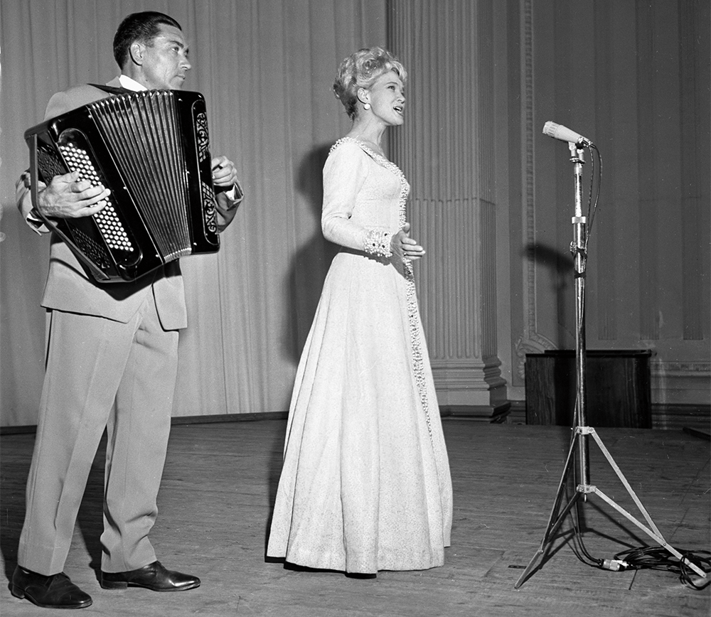 Выступление Екатерины Шавриной в 1967 году