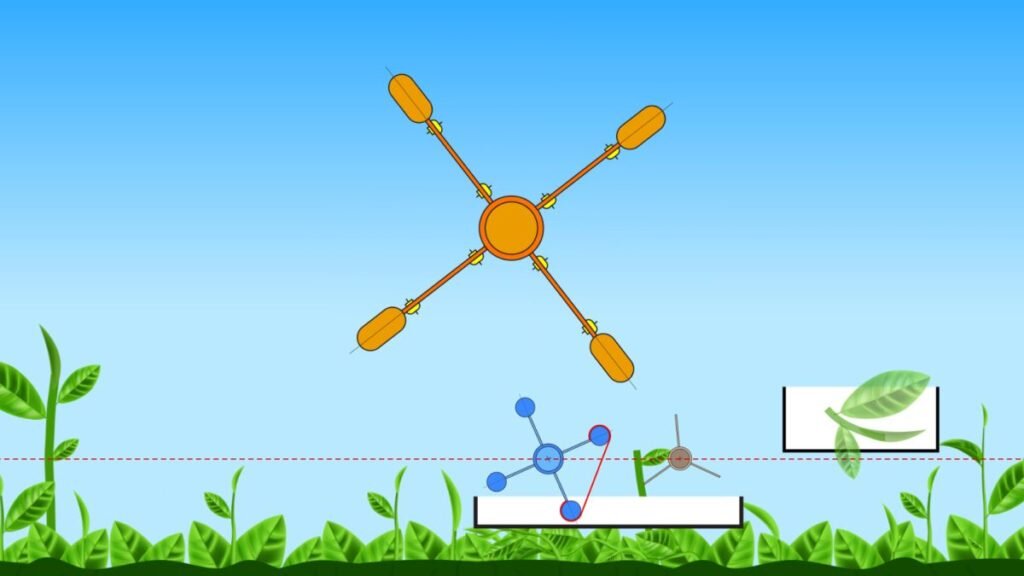 Схема работы Selective Tea Harvester