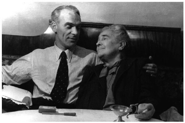 Лев Книппер с Ольгой Леонардовной Книппер-Чеховой