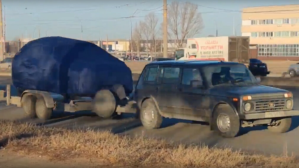 Скриншот с видеоролика в Avtograd News в ВК