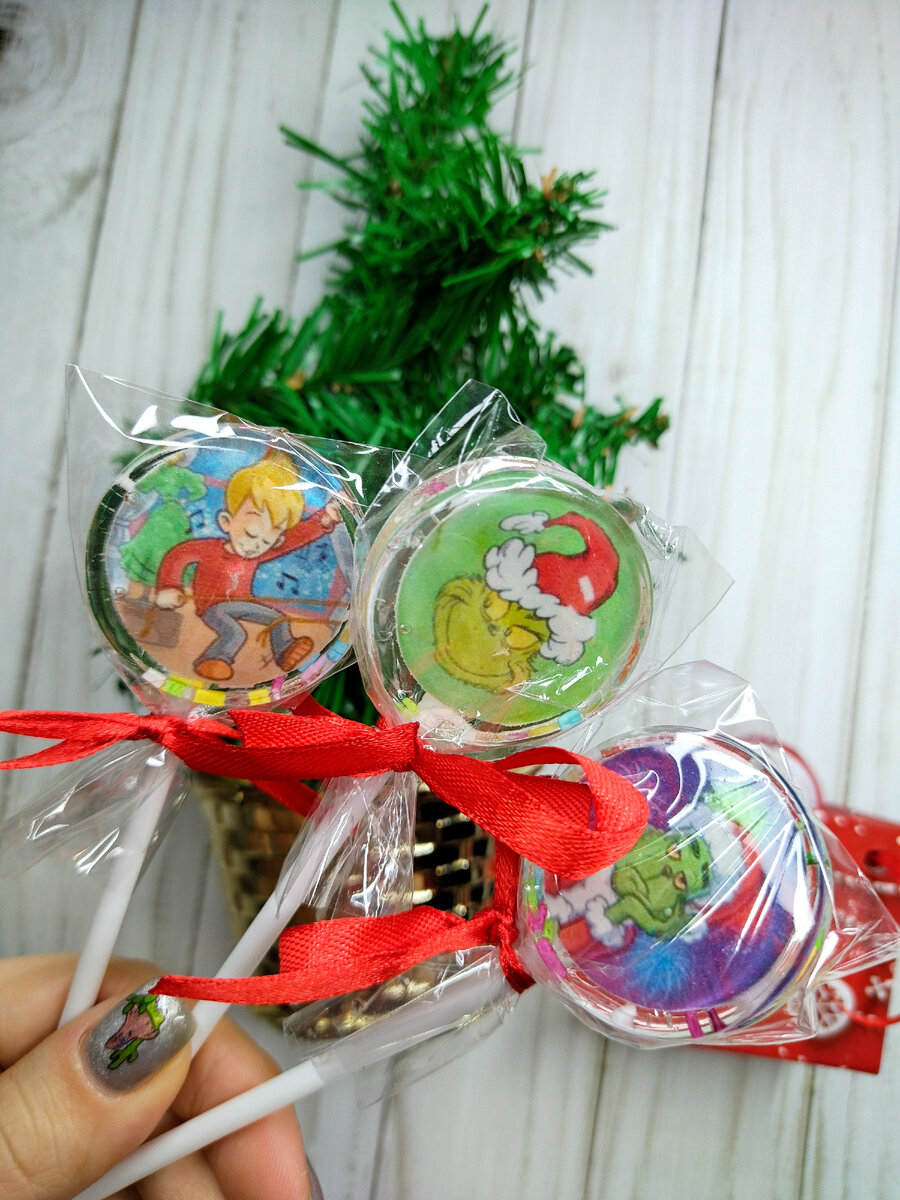 Леденцы со съедобной картинкой