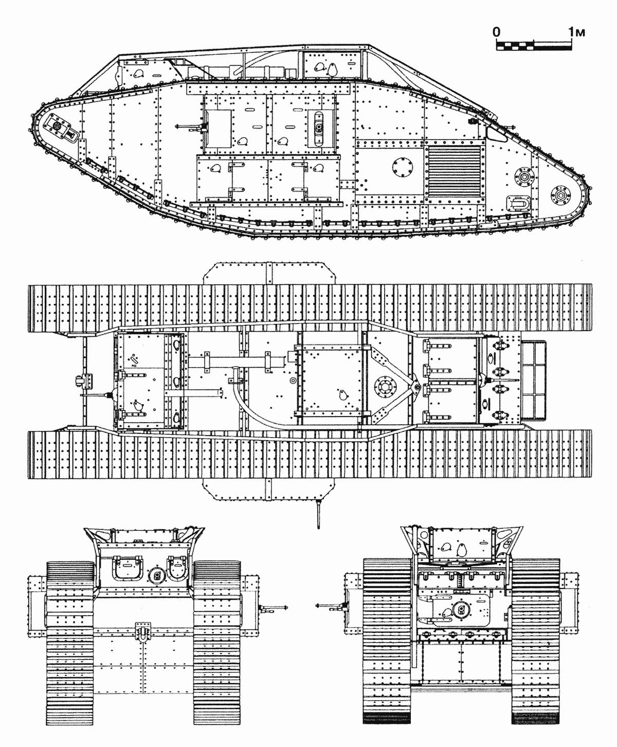 Танки 1 мировой чертежи