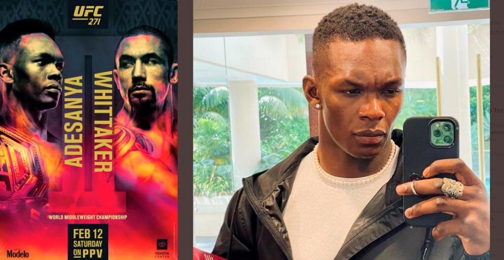Исраэль Адесанья поделился своим прогнозом на матч-реванш Роберта Уиттакера на UFC 271 