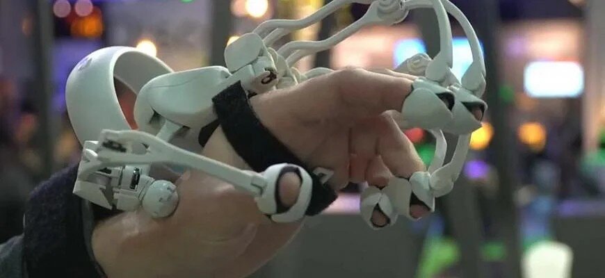 Стартап, представляющий перчатку, способную осязать виртуальный мир, euronews.com