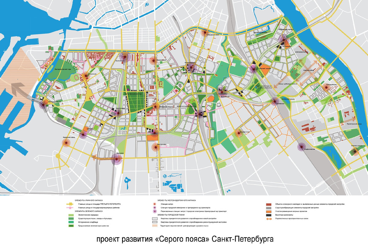 Реновация санкт петербург карта