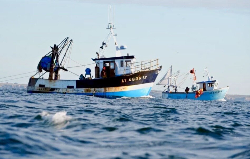 Французские рыбацкие катера.