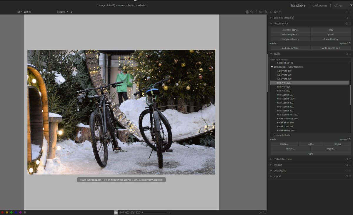 Дожидаемся применения стиля и любуемся красотой. 