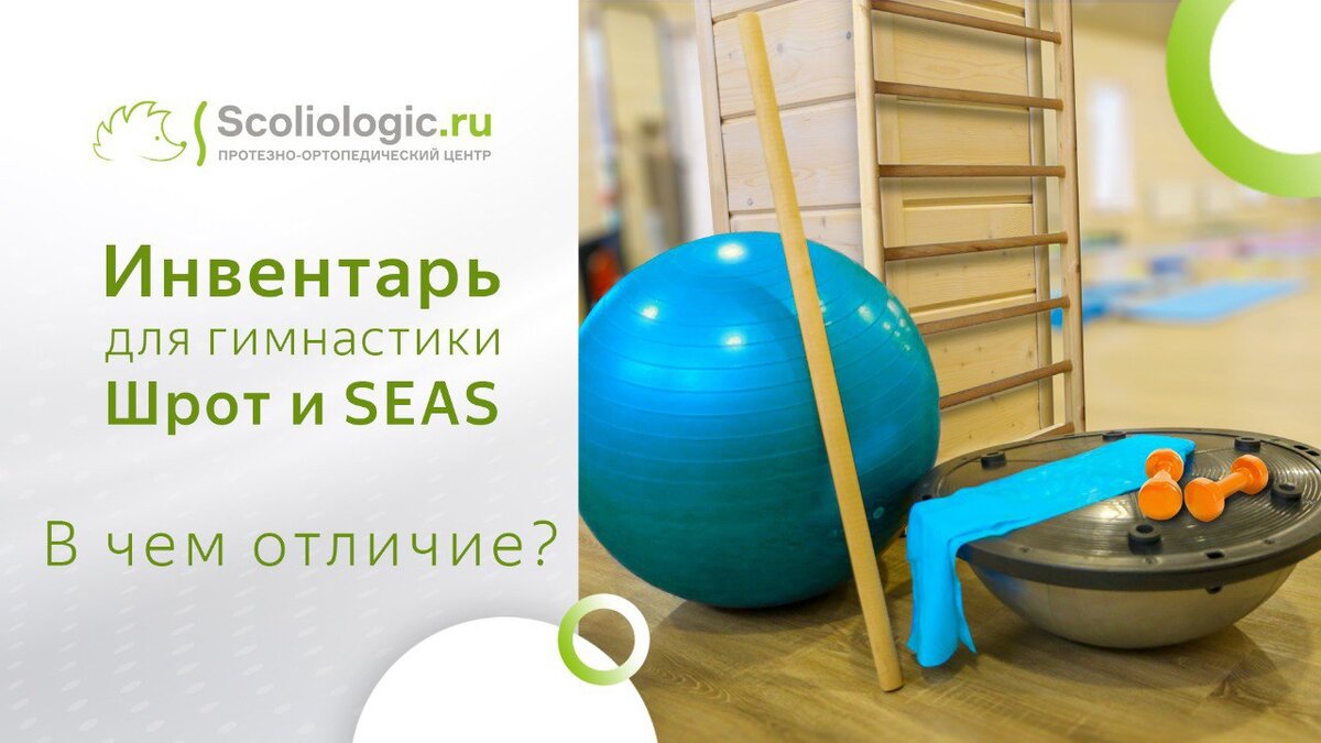 Инвентарь для гимнастики Шрот и SEAS. В чем отличие? |  Протезно-ортопедический центр | Дзен