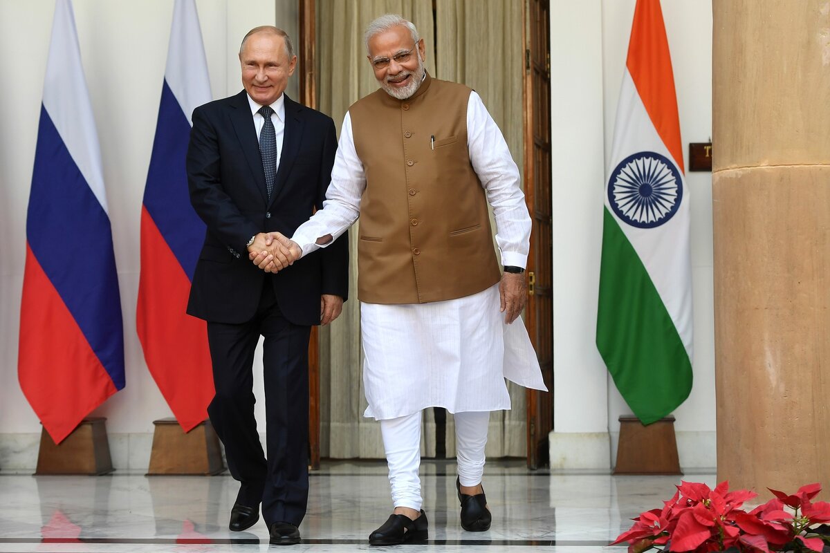 Владимир Путин Нарендра Моди 