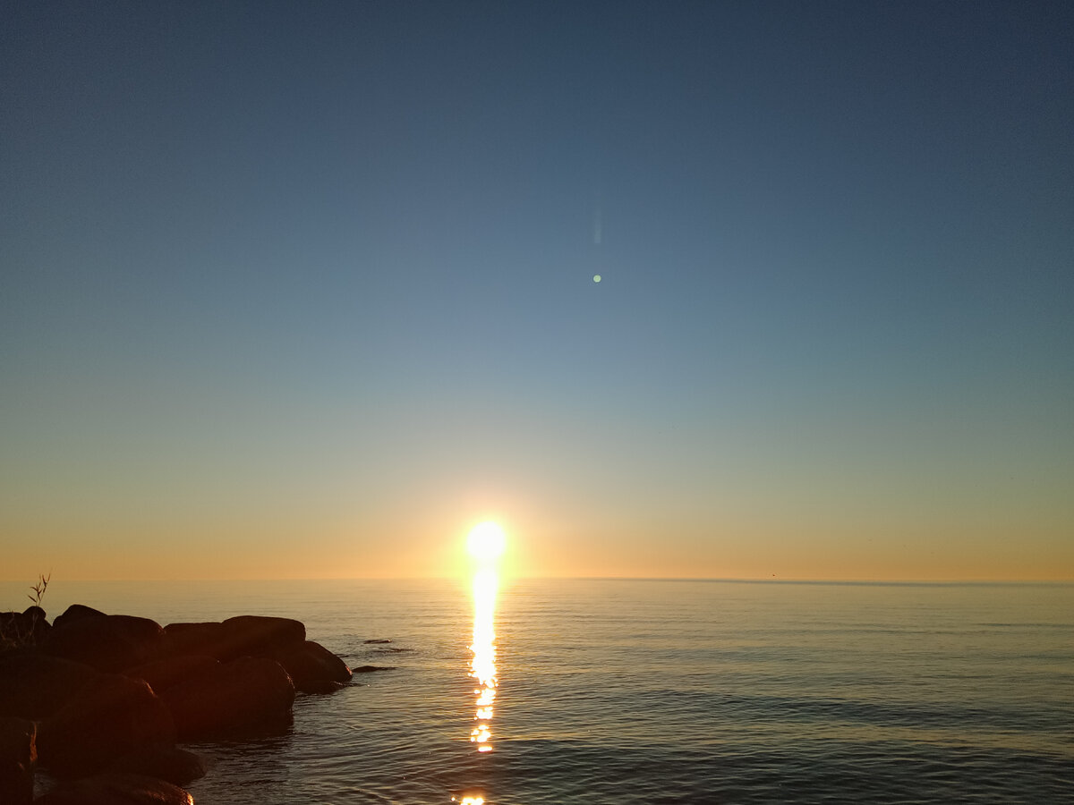 Финский залив... Тишина и покой... /Фотография из личного архива/