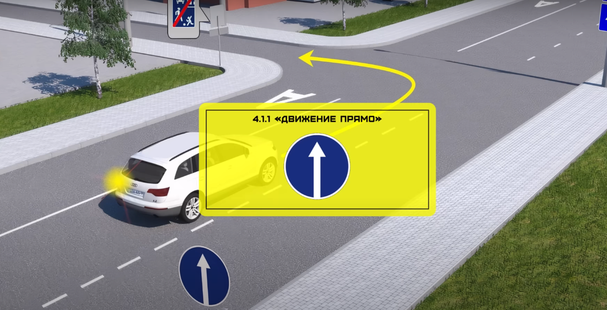 Задача по ПДД, имеет ли право водитель заехать во двор, по заданной траектории