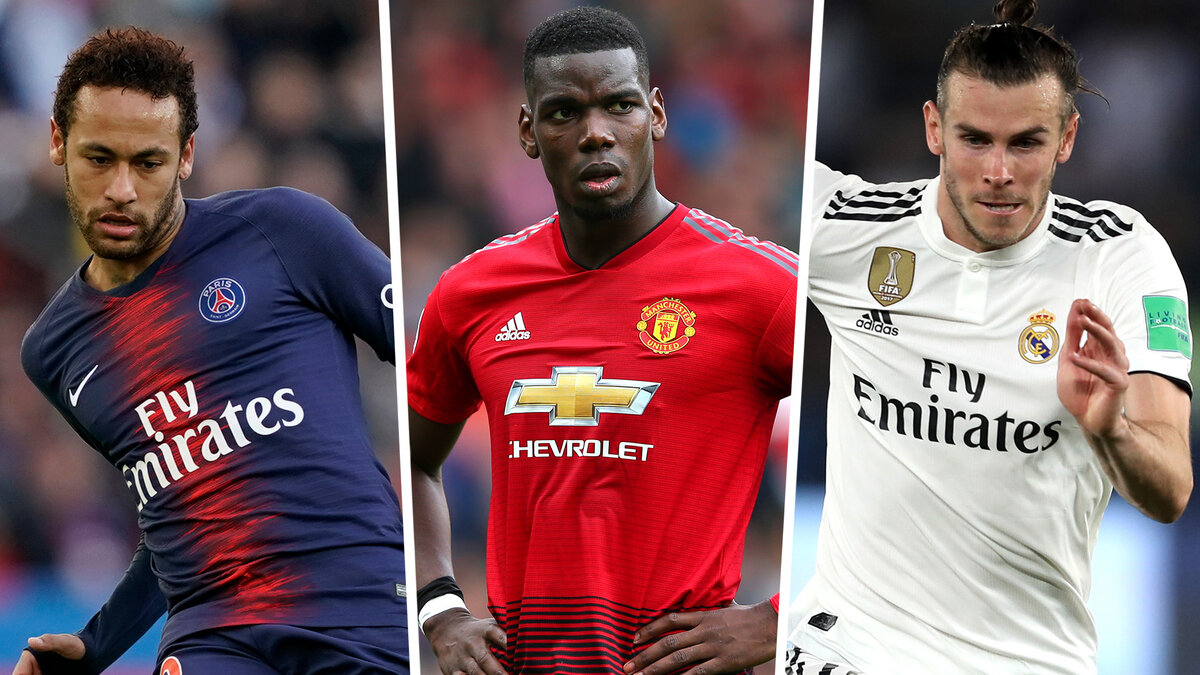 Неймар, Погба, Бейл - бывшие топ игроки. Изображение взято из Яндекс.Картинки