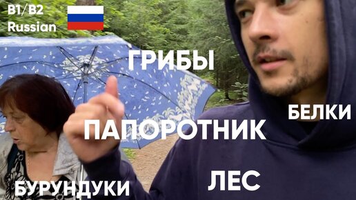 В лесу с бабушкой - video to learn Russian (sub)