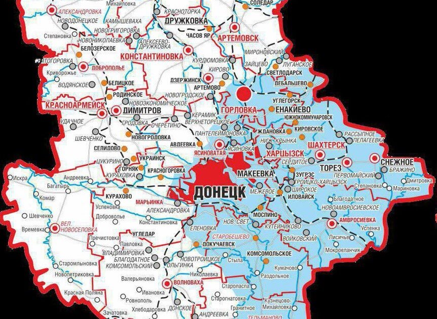 Мирноград донецкая область карта