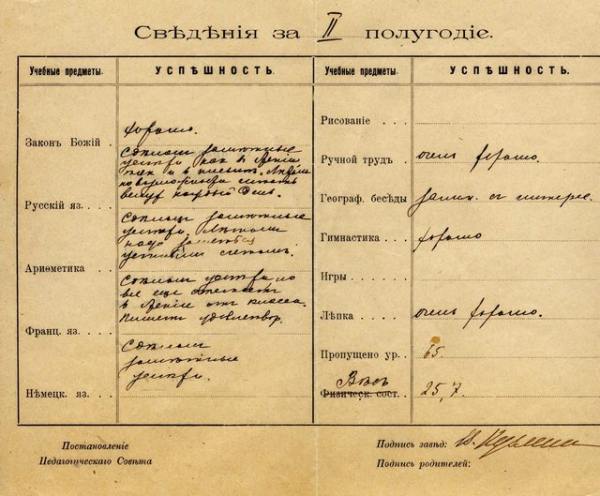 Оценки пушкина. Оценки успеваемости в царской России. Школьный дневник Пушкина. Оценки в дореволюционной России. Табель оценок 1916 год.