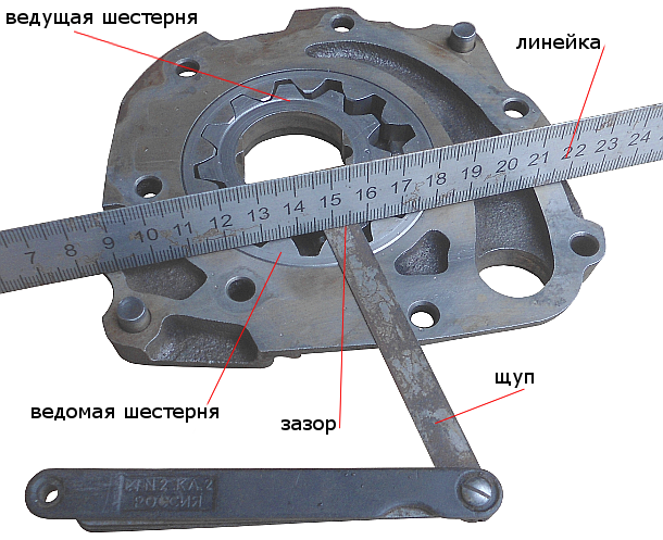 Разборка и ремонт масляного насоса