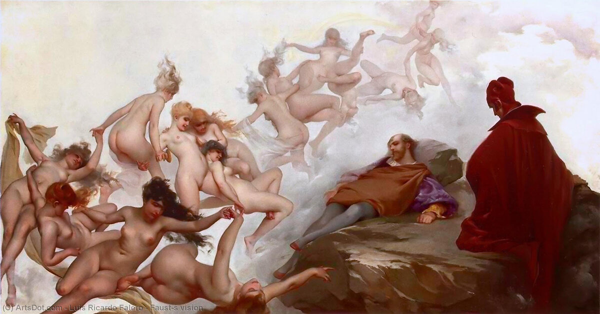 Видение Фауста, 1880
