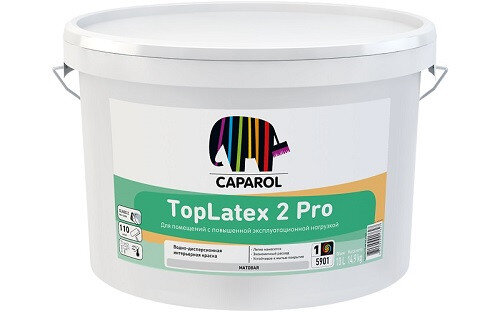 Краска TopLatex 2 Pro (фасовка 10 л) Caparol