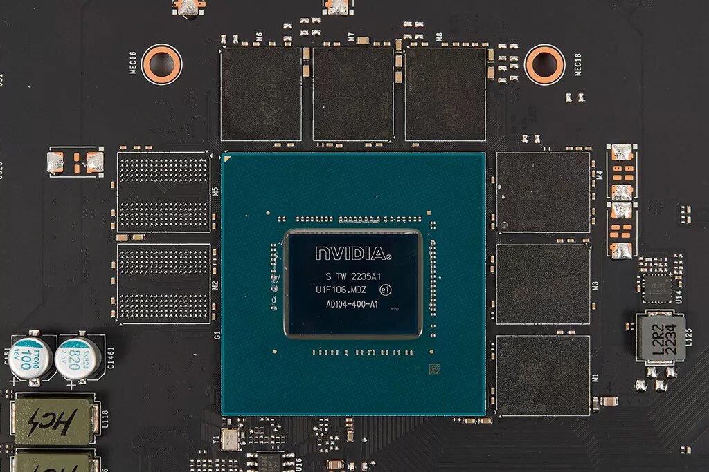NVIDIA AD104 в составе RTX 4070 Ti