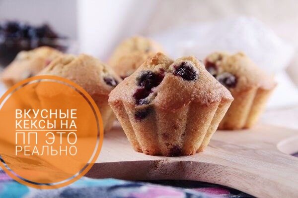Банановые маффины без муки