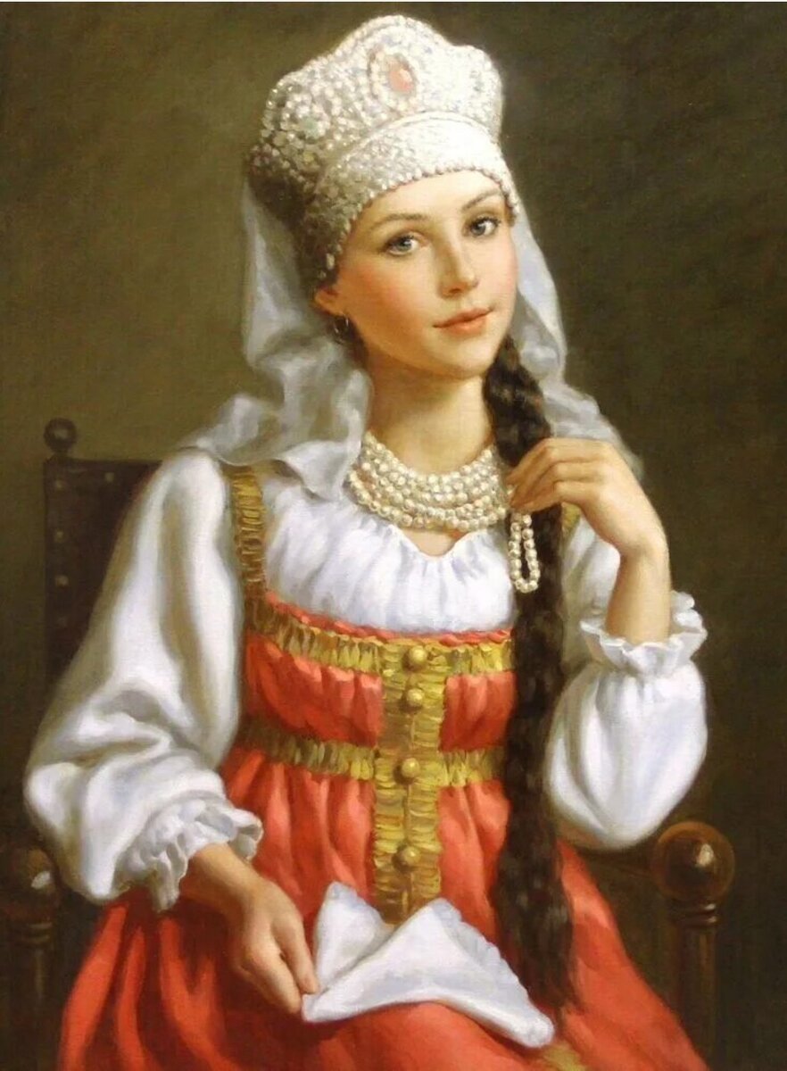 Владислав Нагорнов. Русская красавица. Изображение из открытых источников.