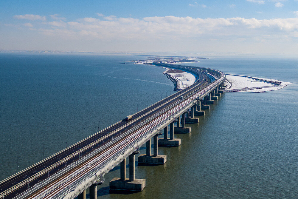Надводная часть моста 