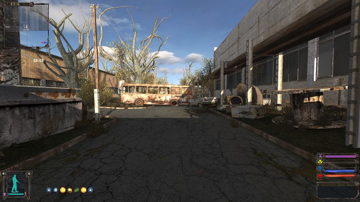 Автобус станет вашим укрытием от первых выстрелов наёмников.