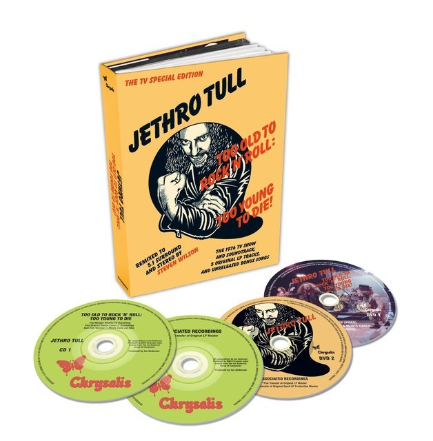 Jethro Tull "Too Old to Rock N Roll: Too Young to Die! (The TV Special Edition)" 2CD + 2DVD, Deluxe Edition