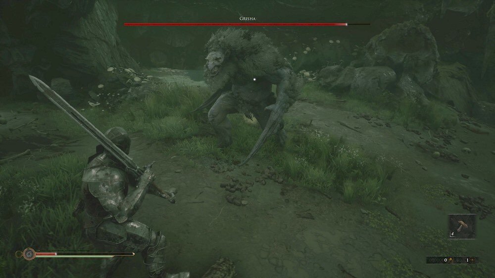 При первой встрече Гриша может показаться неприятным противником. Но интереснее бой с ней от этого не становится