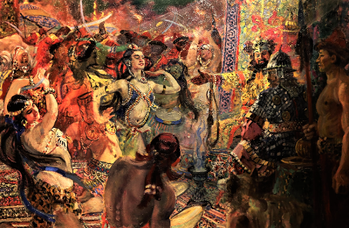 А.Герасимов. Половецкие пляски.