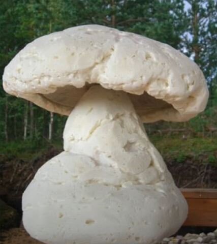 Как сделать гриб из монтажной пены своими руками, инструкция+фото