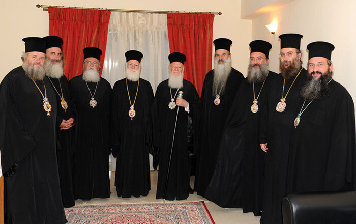 The highest administrative unit of the Church of Crete is the Holy Diocesan Synod of Heraklion, consisting of the Archbishop of Crete and the Metropolitans