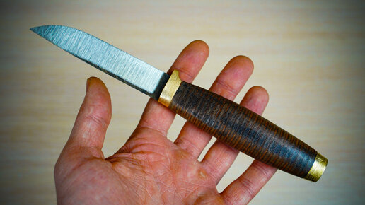 Нож Куница (Х12МФ, береста, орех)