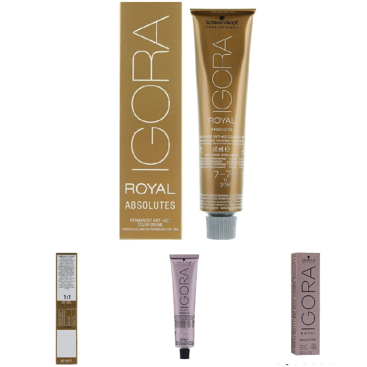 Так выглядит краситель от SCHWARZKOPF PROFESSIONAL IGORA ROYAL ABSOLUTES.