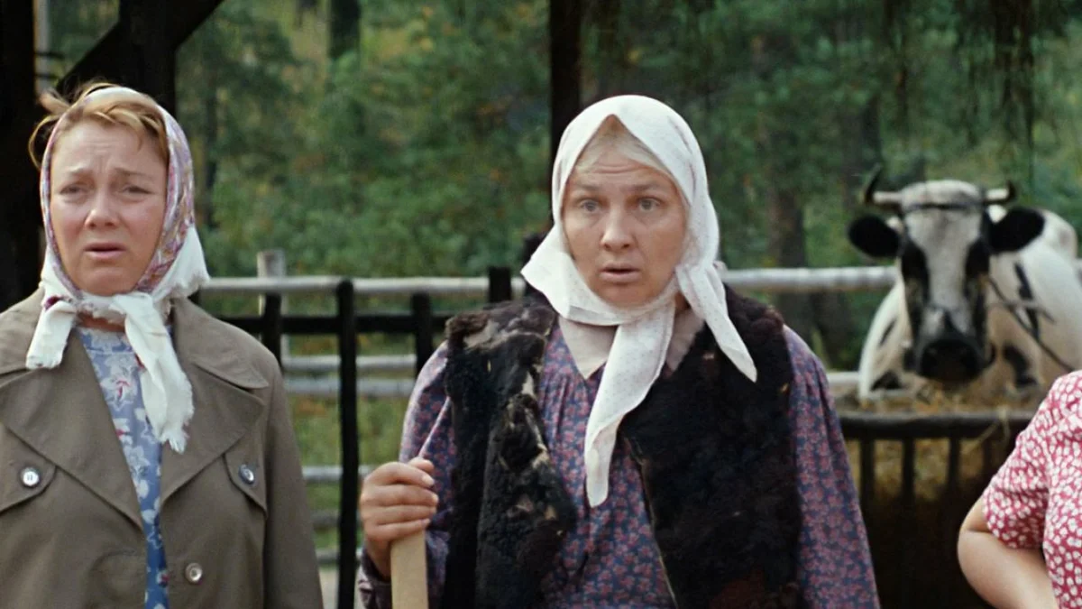 Нина Дорошина, сыгравшая Надежду и Наталья Тенякова, сыгравшая бабу Шуру.