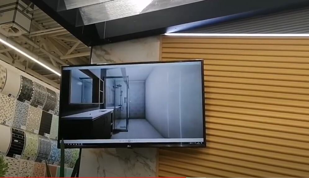 Прямо на монитор перед вами выводят картинки в разных проекциях.