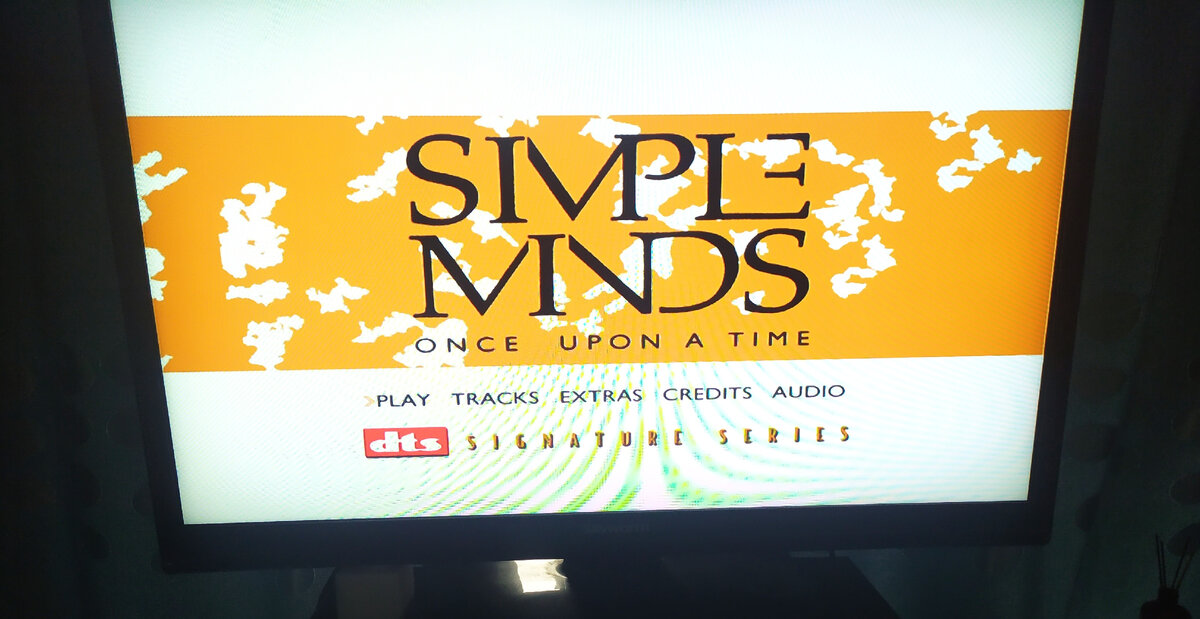 Simple Minds "Once Upon A Time" DVD-A 5.1 - main menu