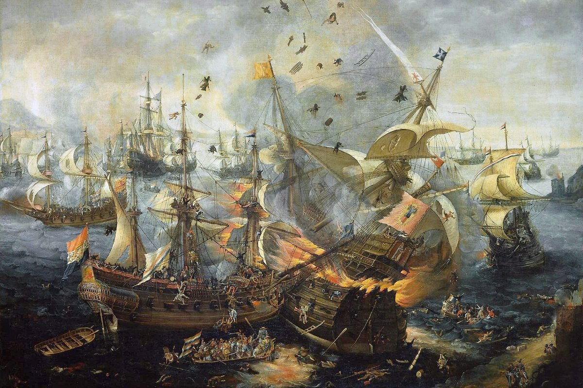 Разгром непобедимой армады кто. Фрэнсис Дрейк разгром непобедимой Армады. Битва при Гибралтаре (1607). Разгром испанской Армады.