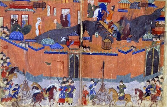 Осада монголами Багдада. Источник: wikipedia.com