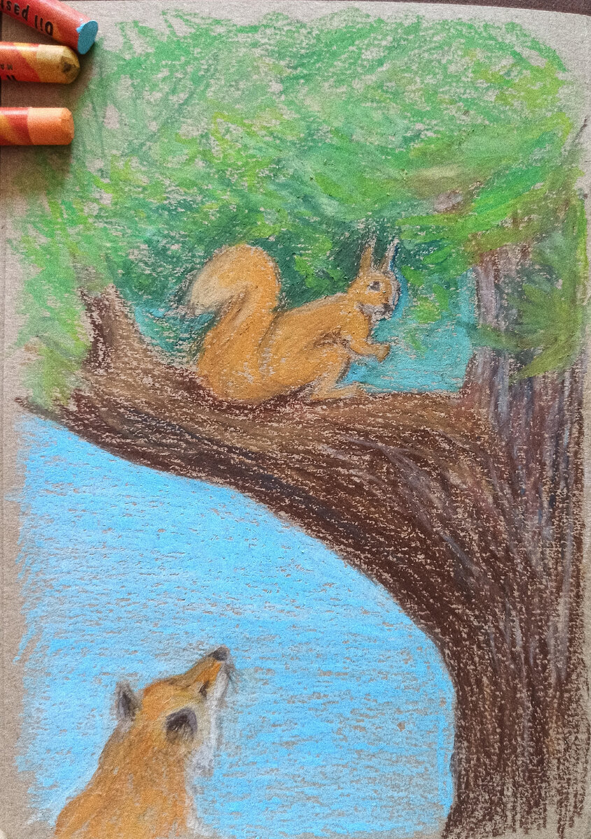 Лисëнок и Бельчонок