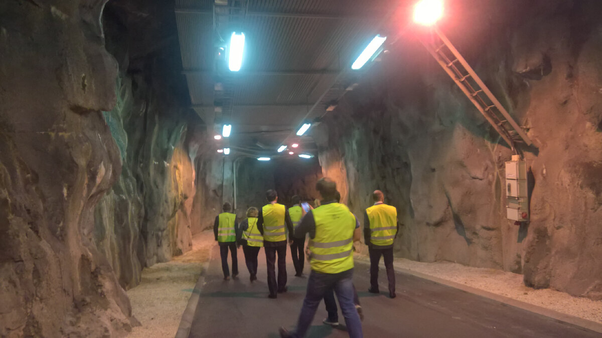 Экскурсия по подземным очистным в Финляндии